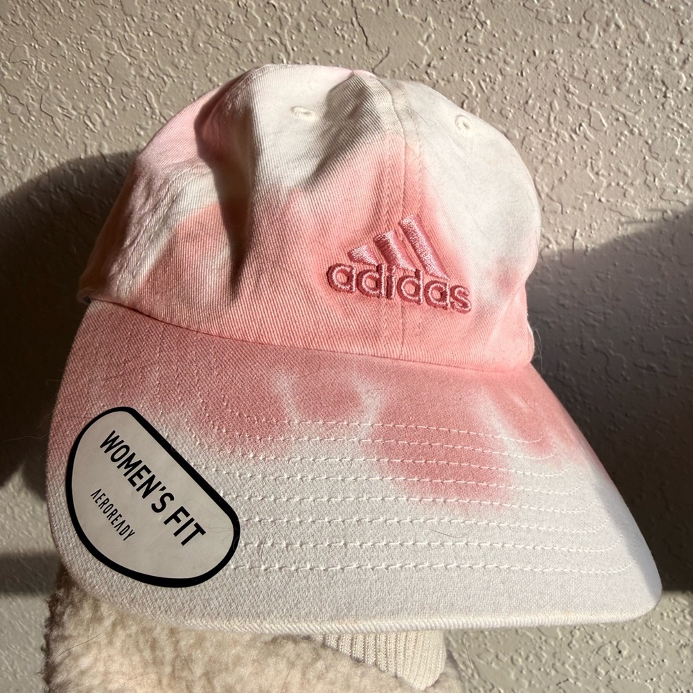 Adidas Cap in Pink and White for women
